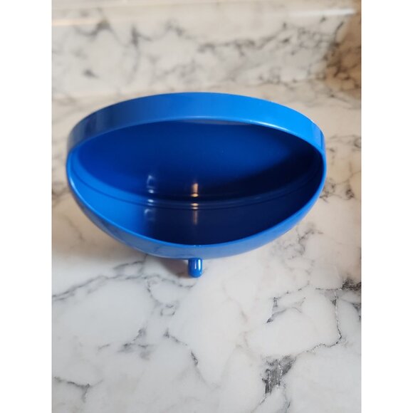 Vanity Mirror With Storage Compartment Blue High-Definition Portable & Durable D - Picture 3 of 4